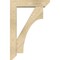 Ekena Millwork Westlake Slat Rough Sawn Bracket w/ Offset Brace, Douglas Fir, 6"W x 24"D x 36"H BKT0604X24X36WTL06RDF - alternate 2